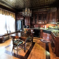 Modern Amenities in a beautiful historic kitchen