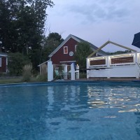 Relax by the pool after a day of celebration at Arabella Estate. Poolside at Arabella Estate